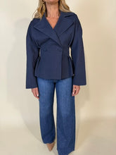 Carica l'immagine nel visualizzatore di Gallery, Giacca V | Cotone | Dark Blue
