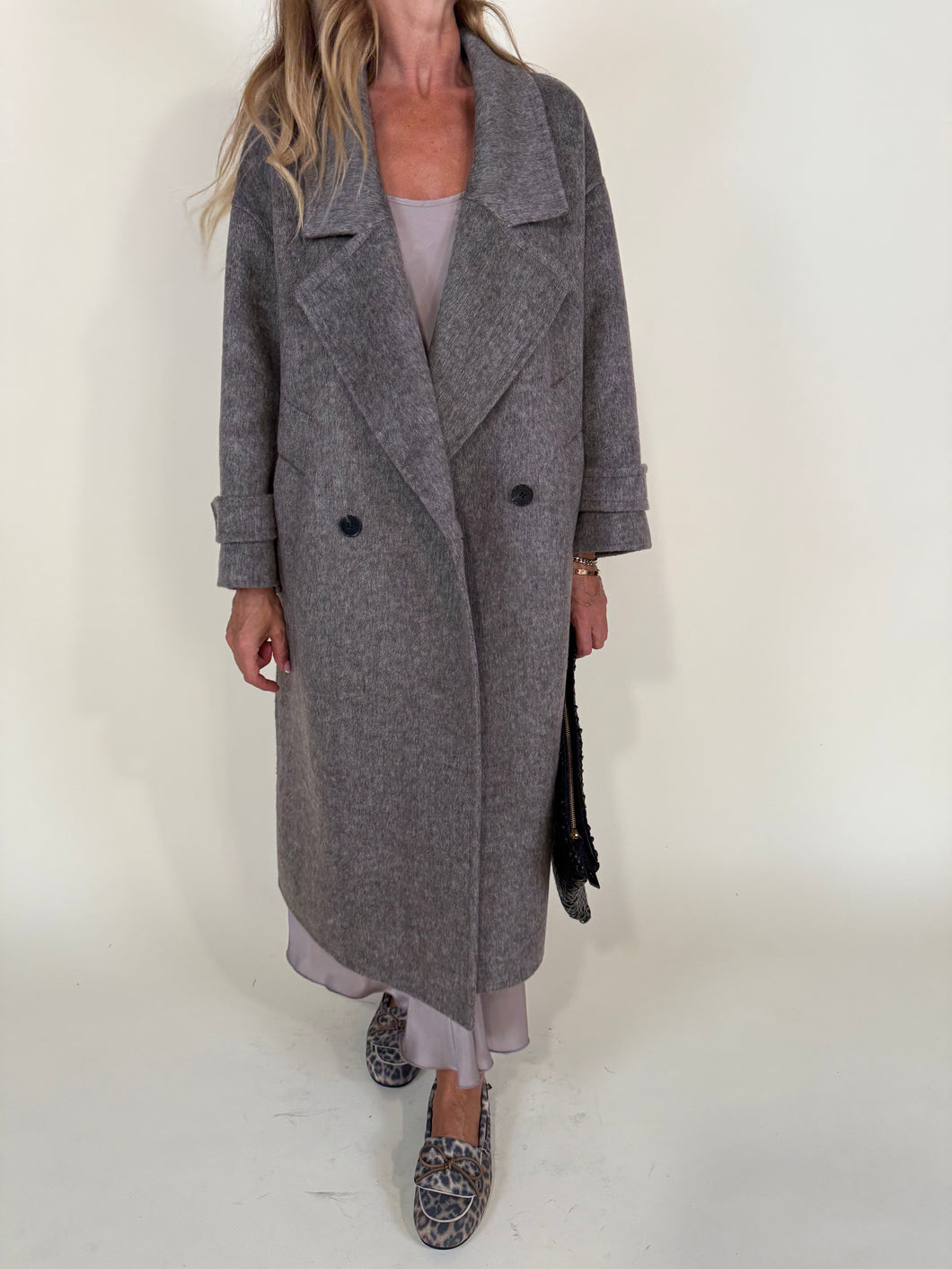 Cappotto doppiopetto HAND MADE I Fango