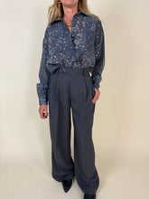 Load image into Gallery viewer, Camicia blu bandana | Tencel

