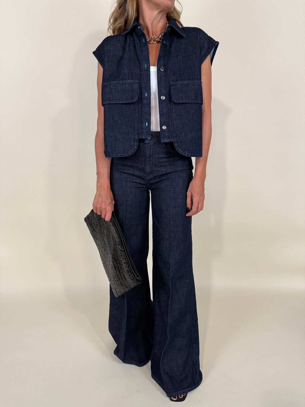 Gilet Nour | Denim