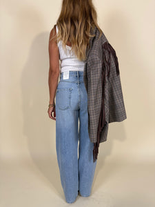 Denim poppy I Sky blue