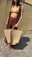 Load image into Gallery viewer, Gilet Isla in lurex I Bruciato
