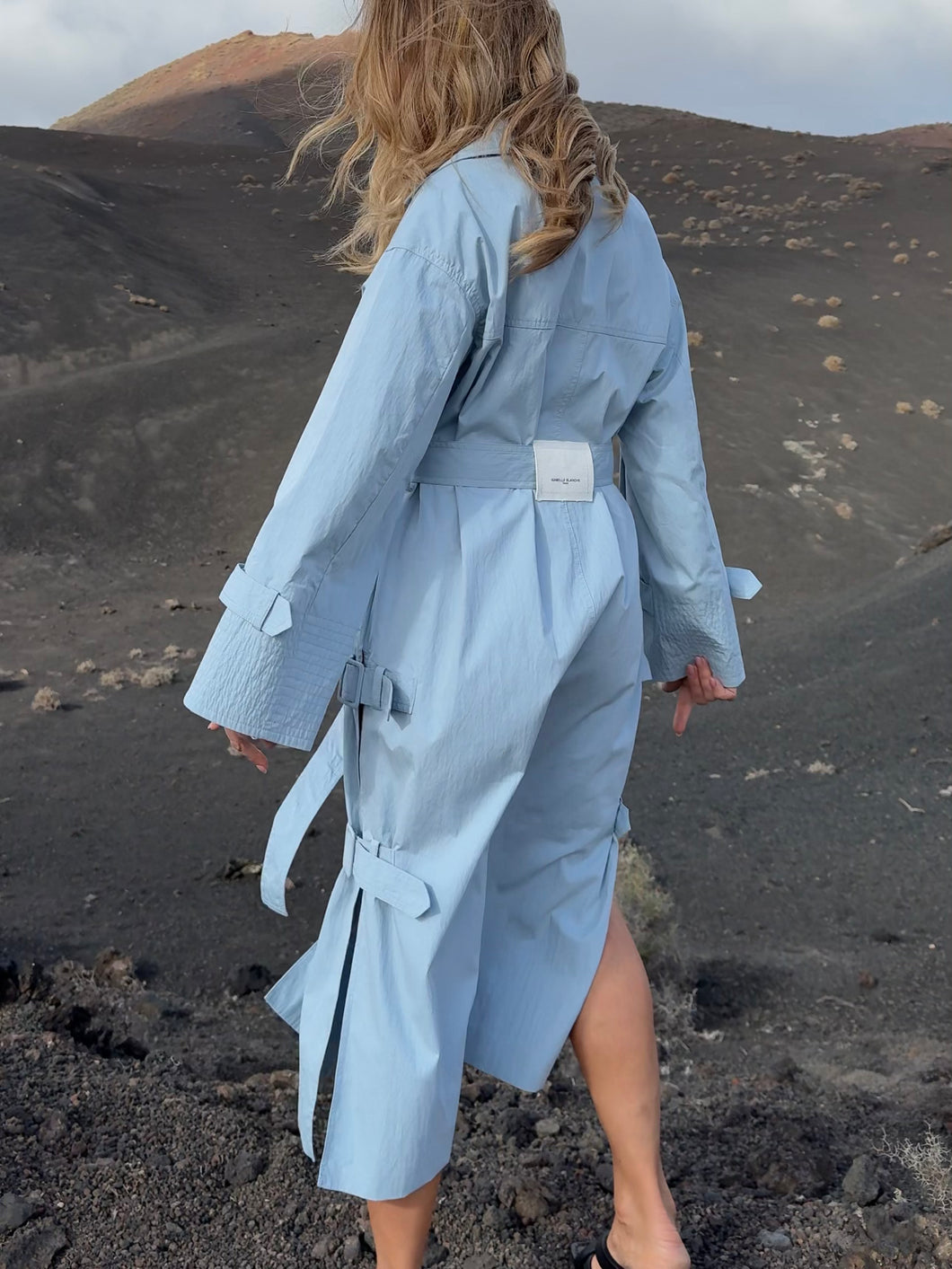 Trench cashmere blue