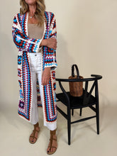 Carica l'immagine nel visualizzatore di Gallery, Cardigan Crochet Long | Multicolor
