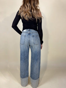 Jeans KIKI I con risvolto