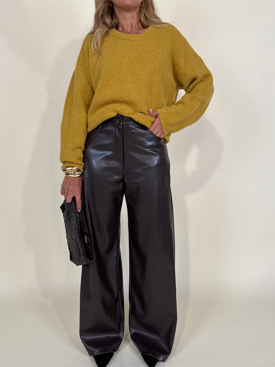 Pantalone Caffè | Ecopelle | Più colori