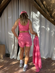 Short in spugna I Fucsia