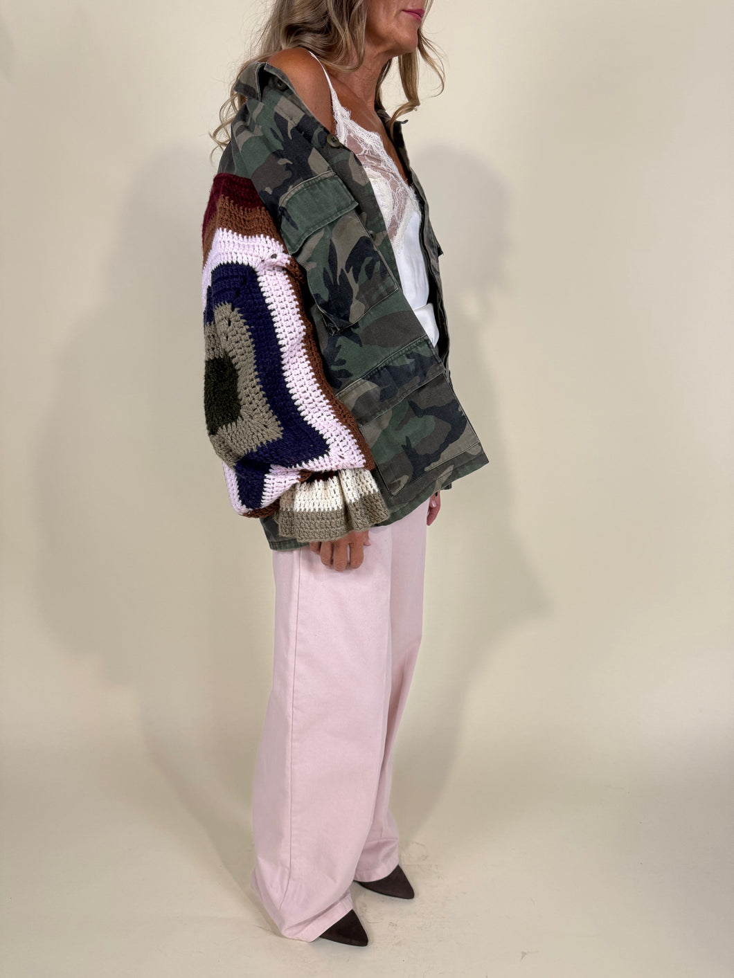 Sahariana Vintage | Violet Stripes