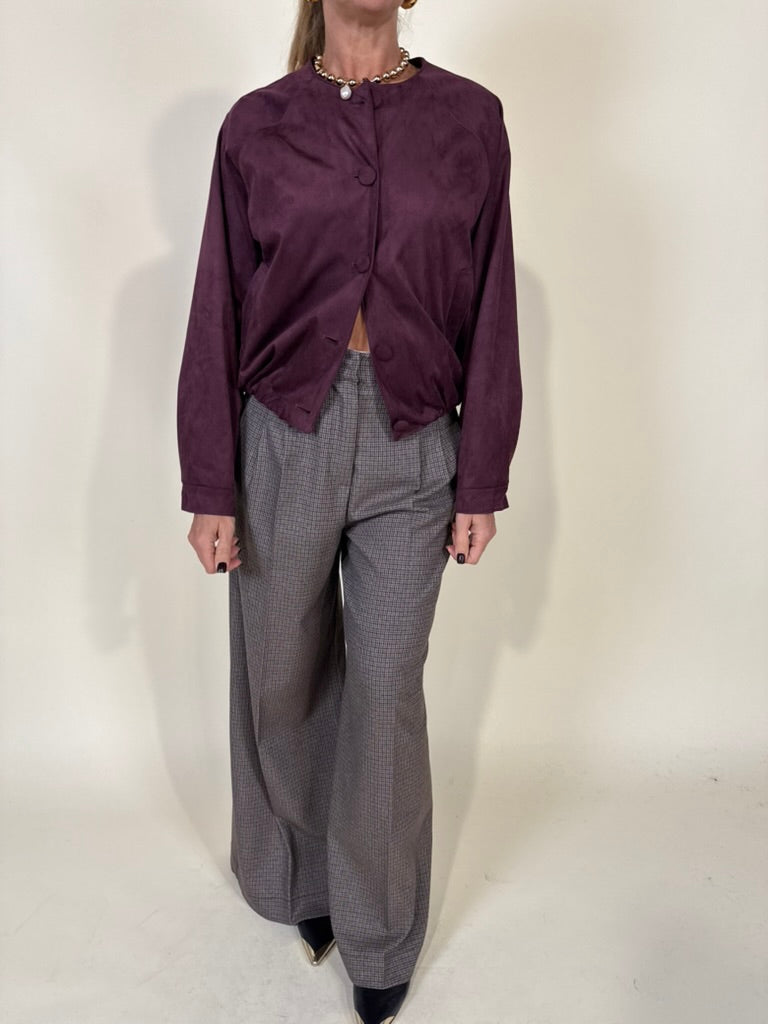 Bomber Vino | Suede