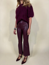 Load image into Gallery viewer, Pantalone Zampetta I Eco Bordeaux
