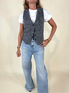 Gilet monopetto Grey