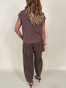 Pantalone Maculato | Grey & Camel