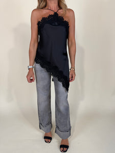 Denim Maxi Risvolto | Grey