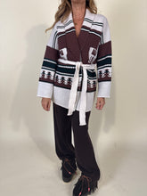 Carica l&#39;immagine nel visualizzatore di Gallery, Cardigan Alpaca | Long | Lana &amp; Viscosa
