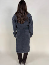 Load image into Gallery viewer, Abito Denim Gigi | Dark grey
