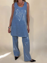 Load image into Gallery viewer, Abito Paillettes | Denim
