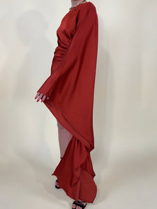 Abito Red Satin