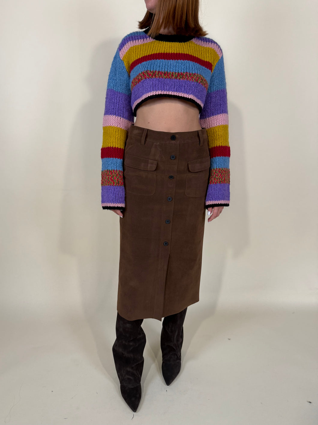 Maglia Multicolor | Crop