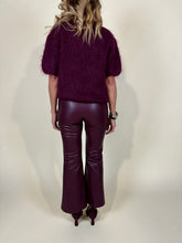 Load image into Gallery viewer, Pantalone Zampetta I Eco Bordeaux
