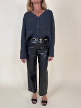 Carica l'immagine nel visualizzatore di Gallery, Pantalone Black in stampa cocco
