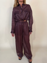 Carica l'immagine nel visualizzatore di Gallery, Camicia Royal Brown | Lino | Set.
