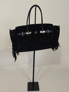 Borsa BIG in suede | con frange | più colori
