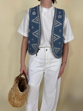 Carica l&#39;immagine nel visualizzatore di Gallery, Gilet Layla | Denim
