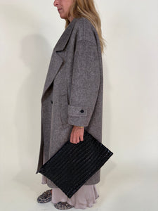 Cappotto doppiopetto HAND MADE I Fango