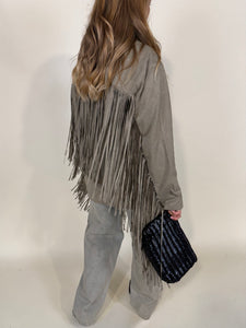 Giacca Khaki | Frangia Long
