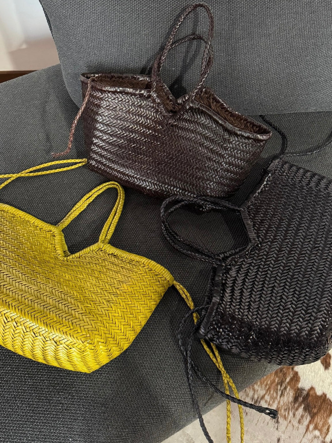 Borsa Pelle Intrecciata I Più Colori