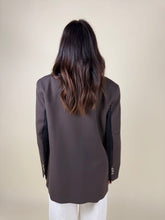 Load image into Gallery viewer, Giacca Brown con frangia | Oversize

