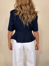 Carica l'immagine nel visualizzatore di Gallery, Giacca Laizey | Dark Blue | Sbuffo.
