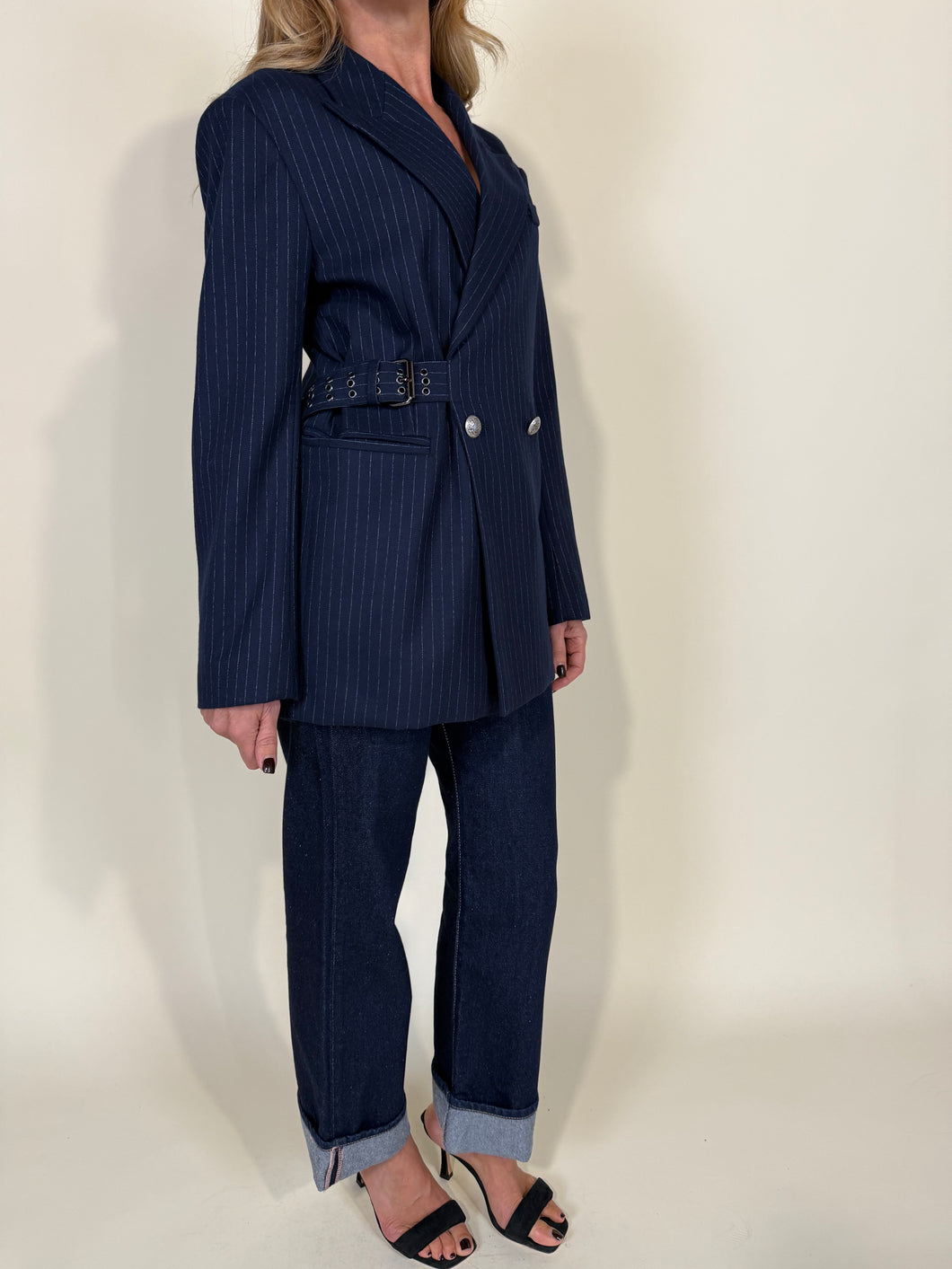 Giacca Gessata | Blue