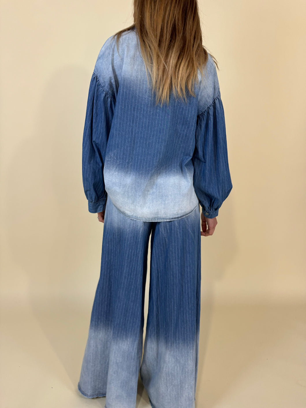 Camicia Denim | Righe