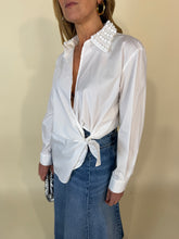 Carica l'immagine nel visualizzatore di Gallery, Camicia Perla e Nodo | White
