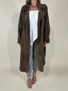 Trench Crosta Taupe I Vera Pelle