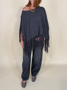 Poncho Akie | Più Colori | 100% Lana