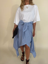 Carica l'immagine nel visualizzatore di Gallery, Gonna-Camicia double I a righe | millemodi

