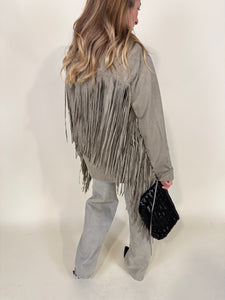 Giacca Khaki | Frangia Long