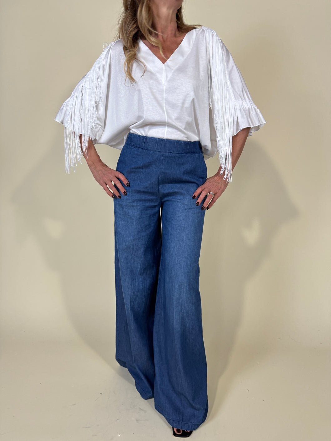 Pantalone Chambray | Denim