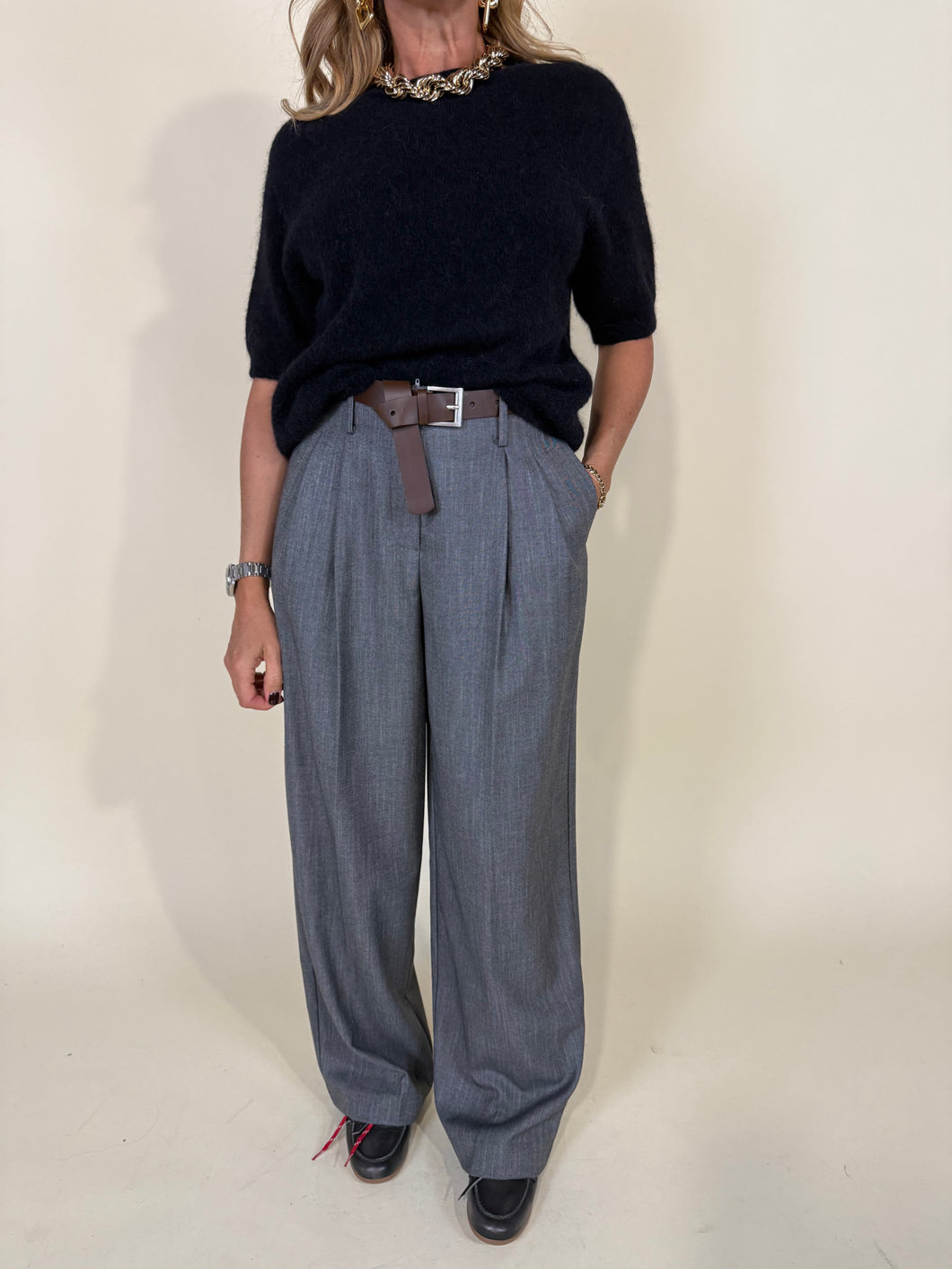 Pantalone Grigio | Ampio