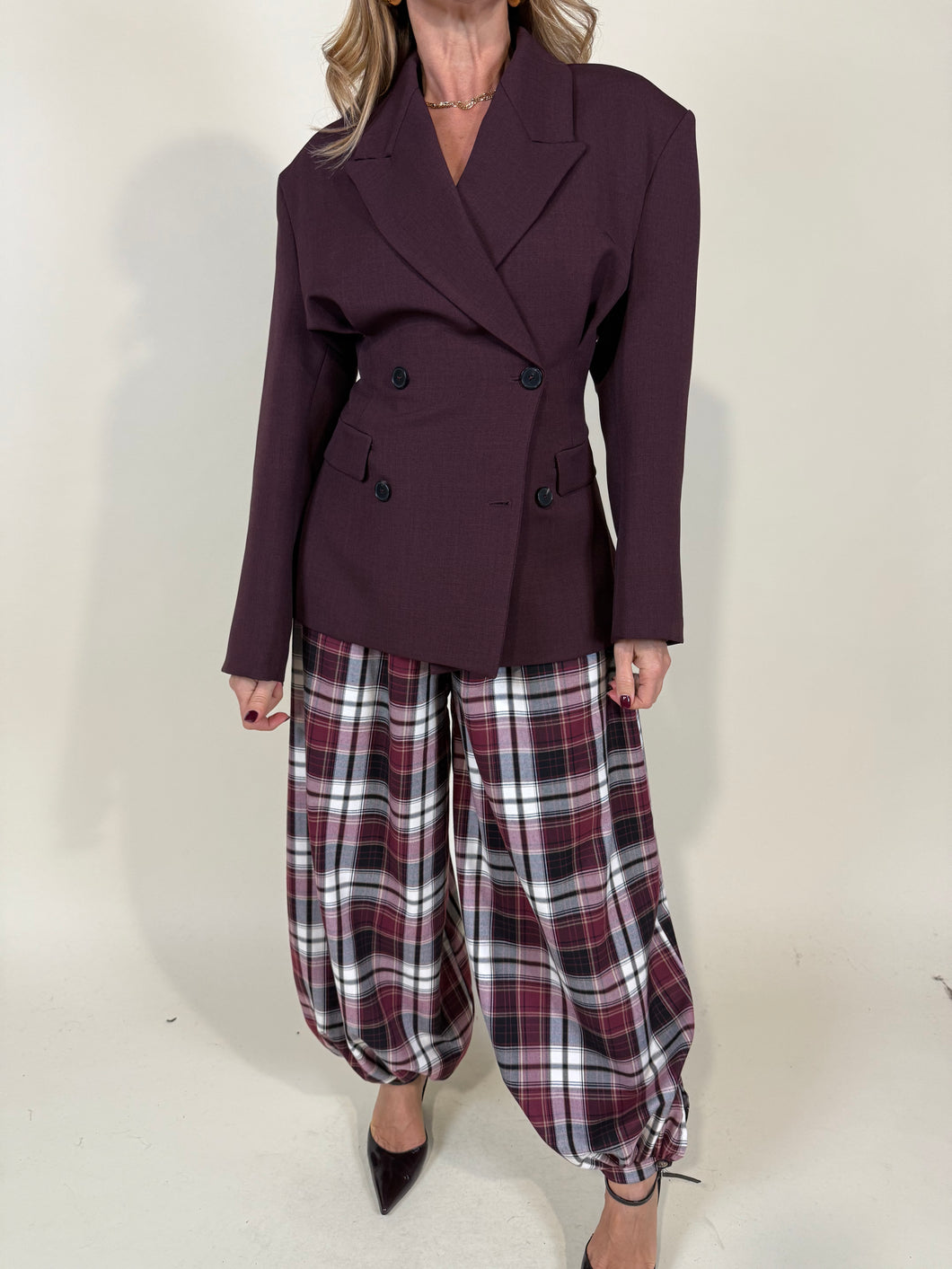 Pantalone Carrie | Check | Ballon