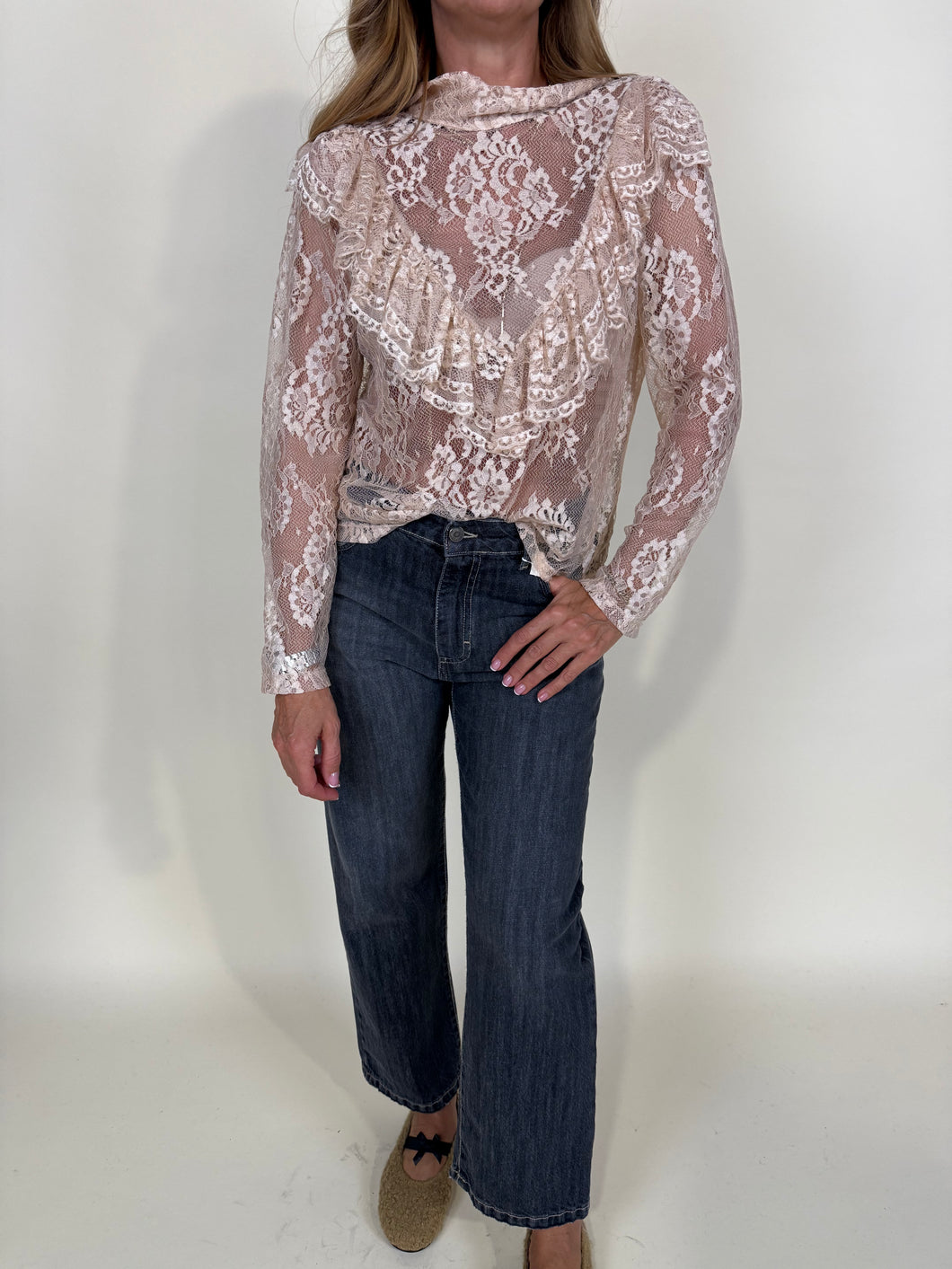 Camicia Cipria | Pizzo
