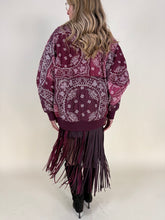 Load image into Gallery viewer, Bomber Detroit | Bandana Bordeaux
