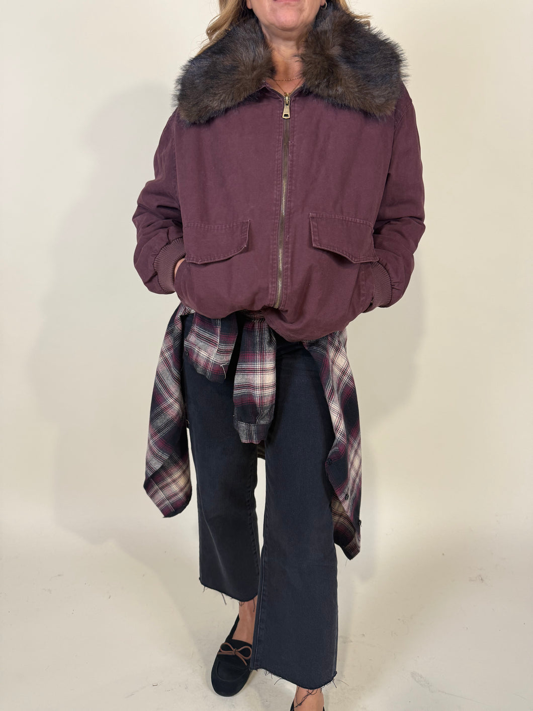 Giubbotto Vino | Ecopelliccia