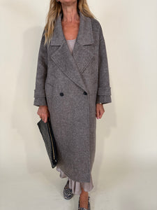 Cappotto doppiopetto HAND MADE I Fango