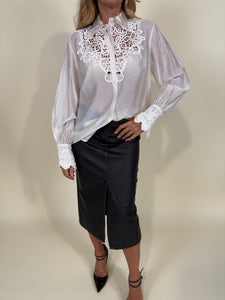 Camicia con ricami I burro