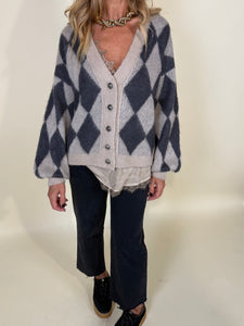 Cardigan Rombo