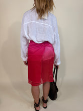 Load image into Gallery viewer, Pareo Colorful | Fucsia &amp; Red | Lino e cotone.
