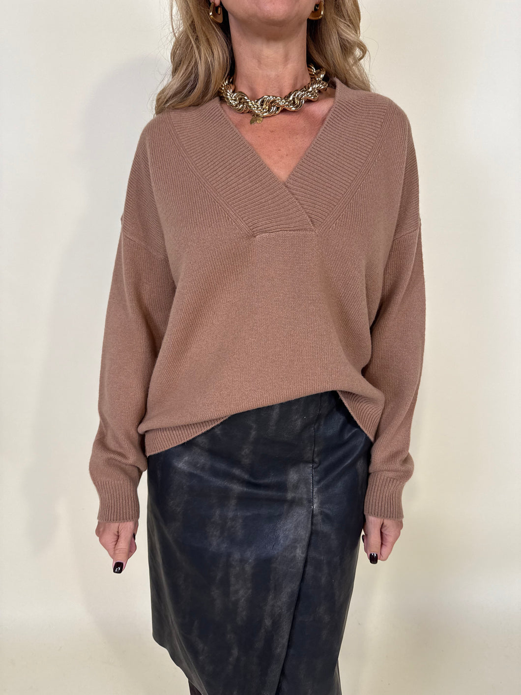 Maglia Camel | 100% lana